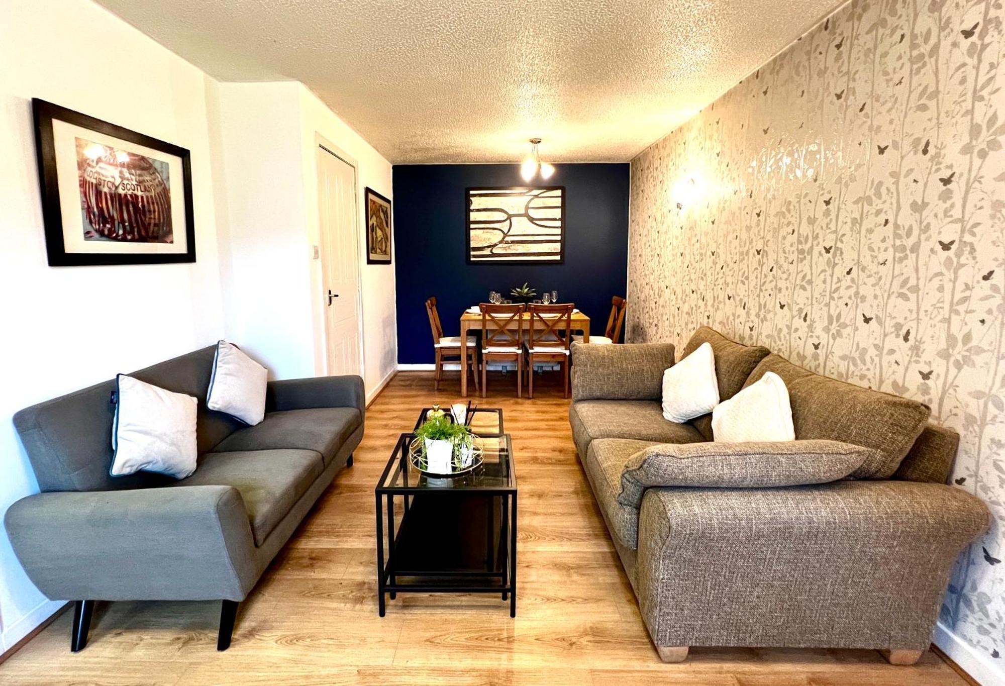 Ground Floor Flat With Free Parking & Wifi Apartman Glasgow Kültér fotó