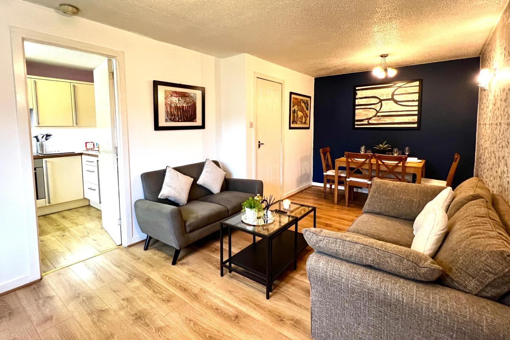 Ground Floor Flat With Free Parking & Wifi Apartman Glasgow Kültér fotó